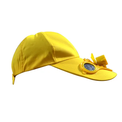 Self Design Solar Fan Cap/Solar Panel on the Cap Front Eco Friendly Camping Traveling�