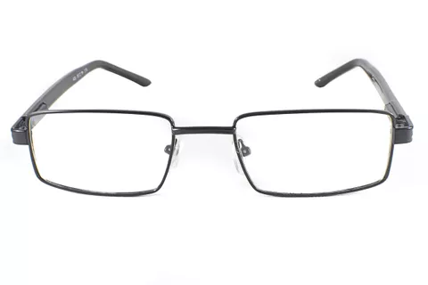 426BK50 Black Rectangle Full Frame Medium Size 50 Men & Women EyeGlasses