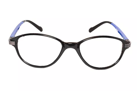 1164-1 Black-Blue Cat Eye Full Frame Small Size 48 Men & Women EyeGlasses