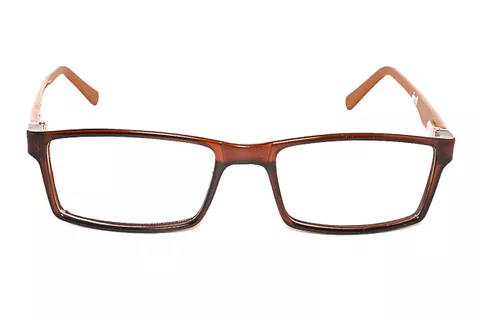 1171-1 Brown Rectangle Full Frame Small Size 48 Men & Women EyeGlasses