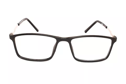 1184-2 Black Retro Square Full Frame Small Size 48 Men & Women EyeGlasses