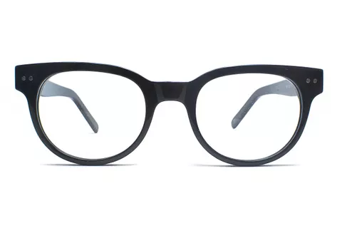 Black Retro Square Full Frame Small Size 47 Men & Women EyeGlasses