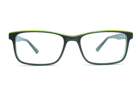 Green Retro Square Full Frame Large Size 54 Men & Women EyeGlasses