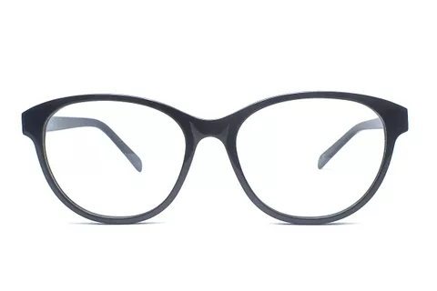 Black Retro Square Full Frame Large Size 54 Men & Women EyeGlasses