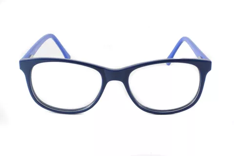 Blue Retro Square Full Frame Medium Size 50 Men & Women EyeGlasses