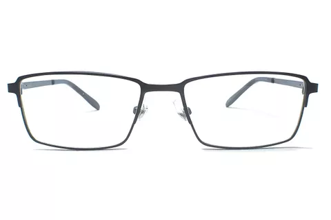 Black Rectangle Full Frame Medium Size 53 Men & Women EyeGlasses