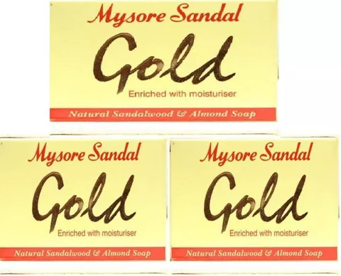 Mysore Gold Soap 125 Gms  (Pack of 3)