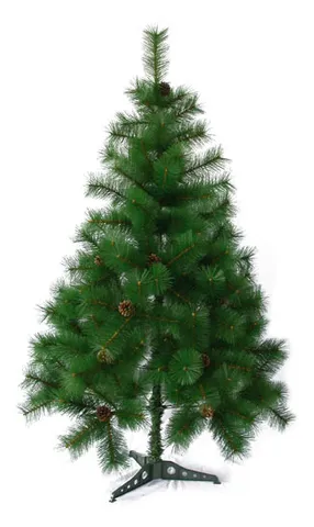 UNIQUE - 4 FOOT SIZE ARTIFICIAL PINE XMAS TREE - PLASTIC STAND 4 FEET HEIGHT PINE CHRISTMAS TREE