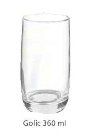 Golic 360 ml Set of 6 pcs Glass
