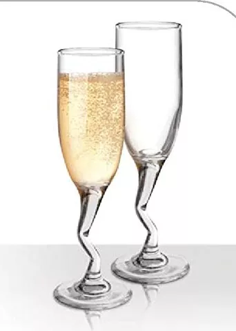 Vertigo Champagne Flute 170 ml Set of 6 pcs Glass