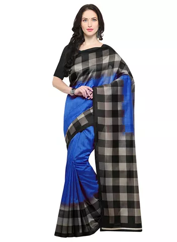 Women's Cotton Silk Saree with Blouse - 315S613