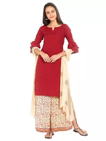 Women's Unstitched Printed Dress Material