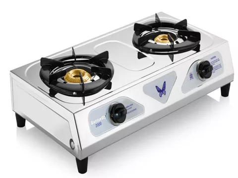 Butterfly 2000 2 Burner (Auto Ignition) Gas Stove
