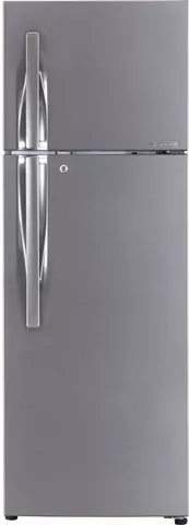 LG 308 L Frost Free Double Door 3 Star Refrigerator��(Shiny Steel, GL-T322RPZU)
