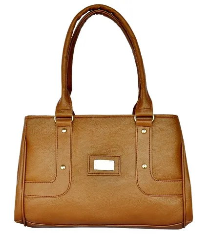 BRANDED SHOULDER BAG FOR WOMEN BY ALL DAY 365 (BROWN_421)