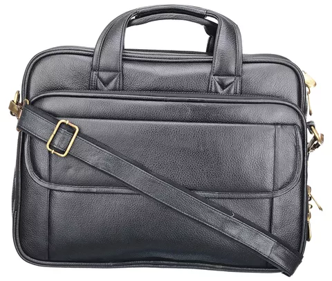 Grey's 100%Genuine Leather Laptop Briefcase (LPBL002) by Maskino Leathers