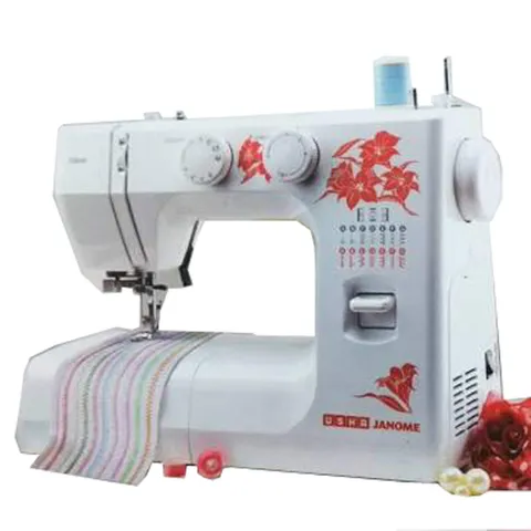 Usha Janome Allure Automatic Zig-Zag Electric Sewing Machine (White)