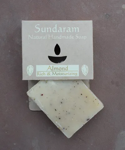 Sundaram Almond Soap- Rich & Moisturizing  - 100gm