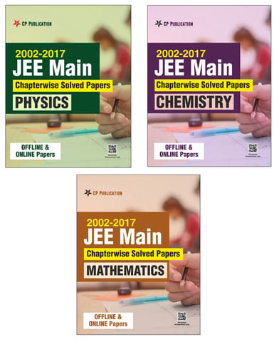 Career Point Kota- 2002-2017 JEE Main Online Chapterwise Solved Papers PCM (Physics, Chemistry & Maths)