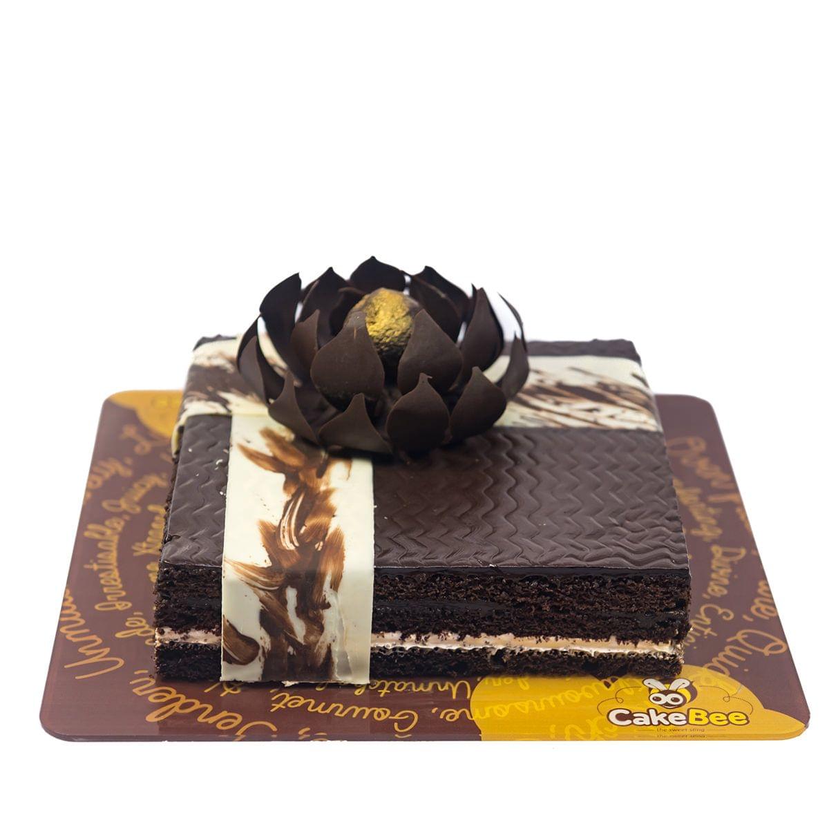 Chocolate Square Cake in Coimbatore Birthday Cakes CakeBee