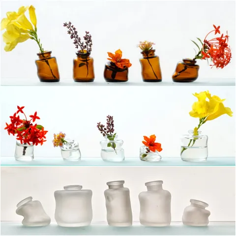 Mini Wonky Vases - Set of 5