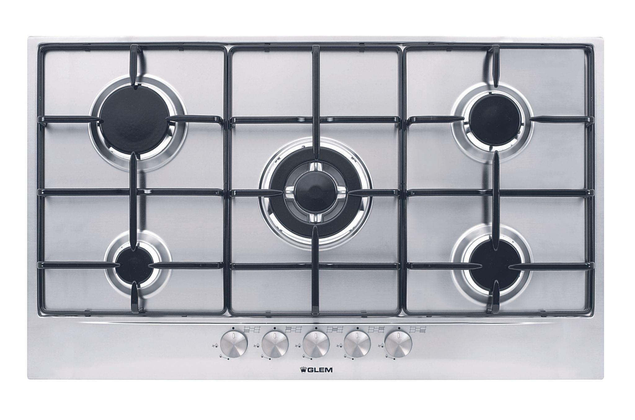 glem-gas-gas-burner-5-built-in-hob-90-cm-gt955ix