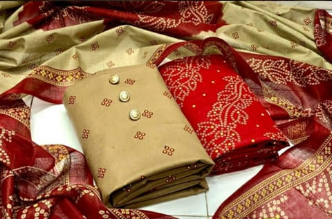 Unique Cotton Printed Salwar Suit Dress Material