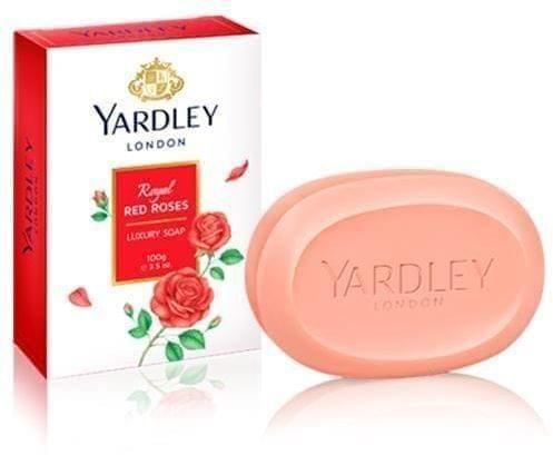 YARDLEY LONDON ROYAL RED ROSES LUXURY SOAP - 100 Gms