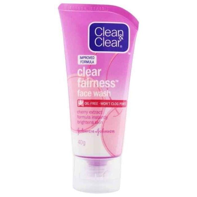 CLEAN & CLEAR - FAIRNESS FACE WASH - 40 Gms