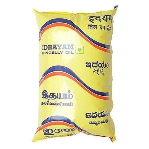 IDHAYAM - GINGELLY OIL  - 1 Litre Pouch