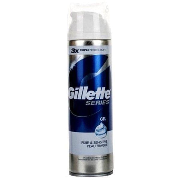GILLETTE - PURE & SENSITIVE SHAVING GEL - 195 Gms