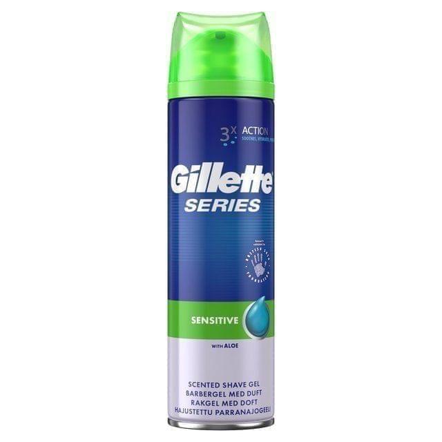 GILLETTE - SENSITIVE SHAVING GEL - 245 Gms