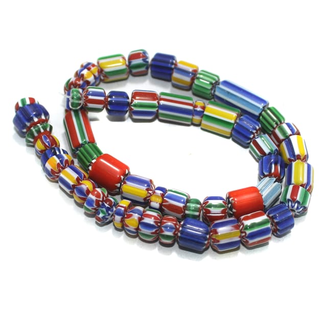 Chevron Beads Assorted styles, Pack Of 2 Strings