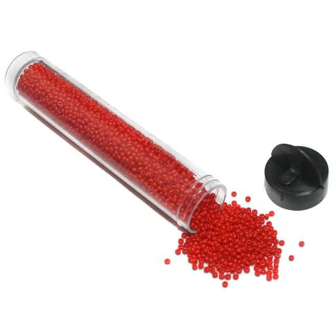 Preciosa Seed Beads Opaque Red 11`0, 3900 Pcs