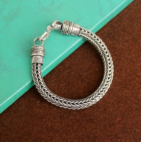 German Silver Braid Bracelet