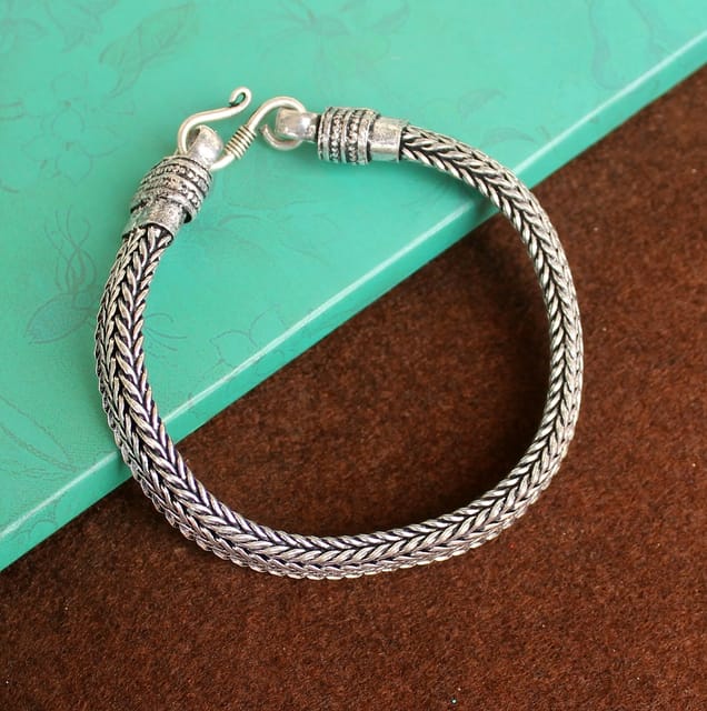 German Silver Braid Bracelet