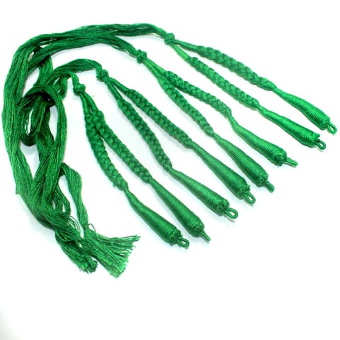 4 Pcs Green Braided Thread Dori