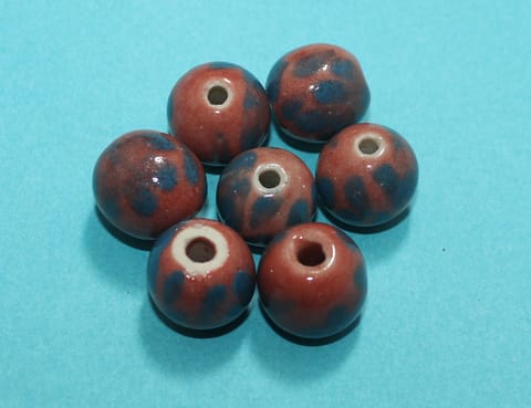 20 Pcs Ceramic Round Beads 17mm
