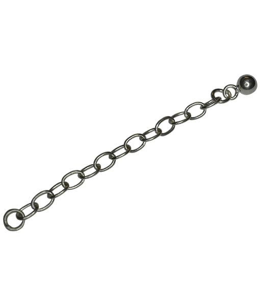 92.5 Sterling Silver Ball Chain Extension