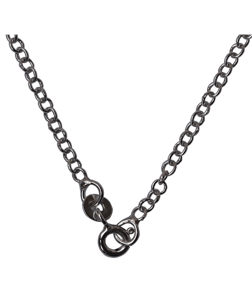 92.5 Sterling Silver Round Link Chain - 40 cms