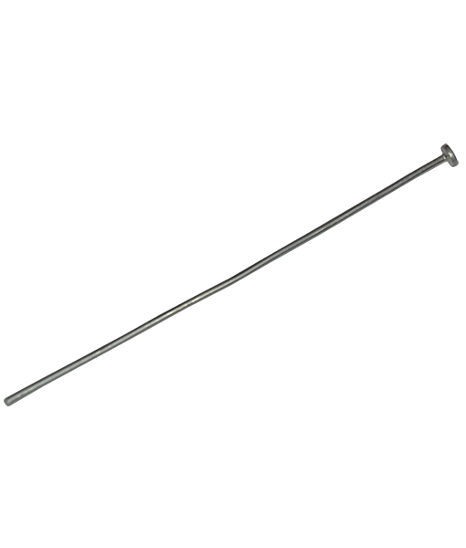 92.5 Sterling Silver 40mm Headpin with Flat Head