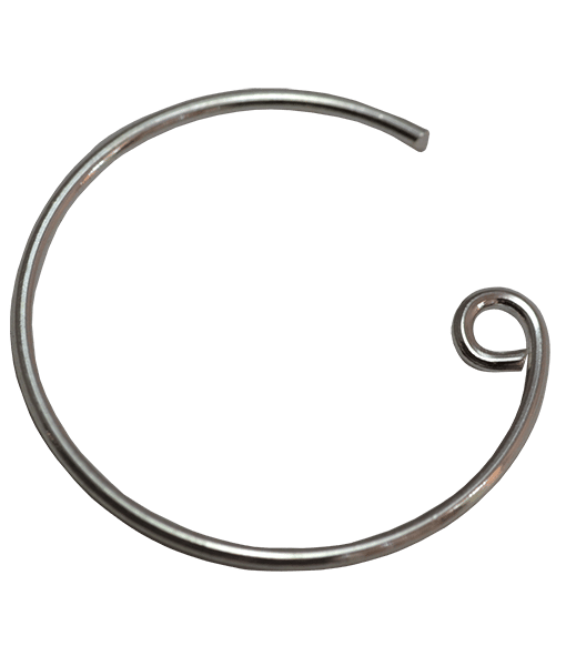 92.5 Sterling Silver Round Earwire