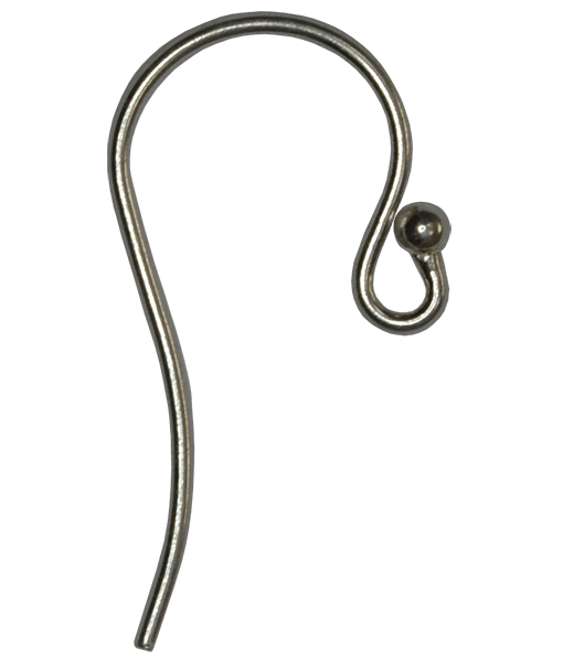 92.5 Sterling Silver 0.7mm Wire Shepherd Ear wire
