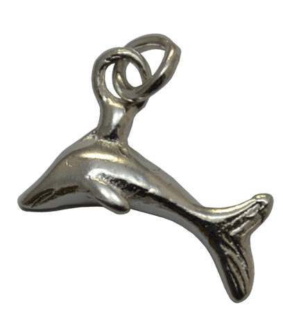 92.5 Sterling Silver Dolphin Charm 12m
