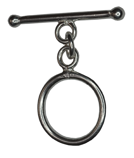92.5 Sterling Silver 13mm Toggle Clasp