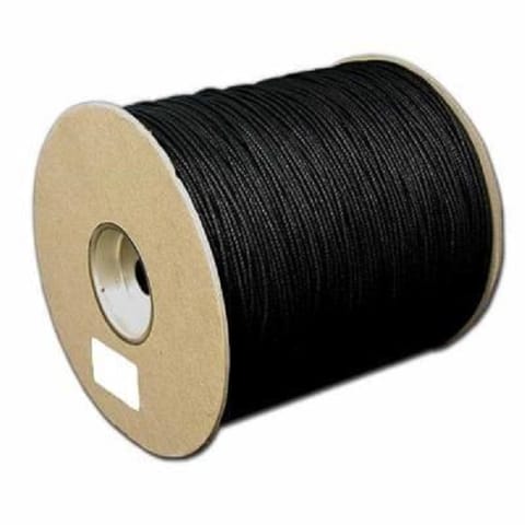 100 Mtrs. Cotton Cord Black 0.5mm