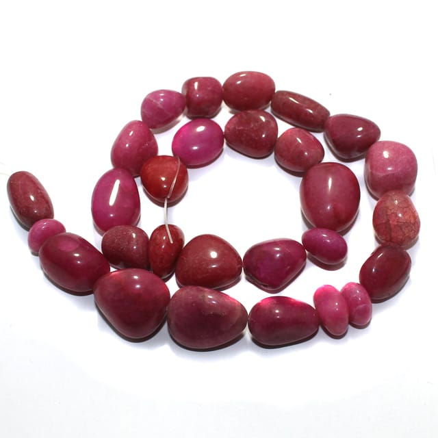 Tumbled Ruby Stone Beads 08-20 mm
