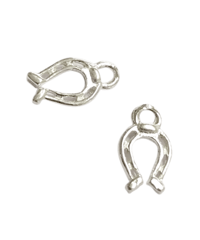 Sterling Silver Horse Shoe Charm 11x7mm