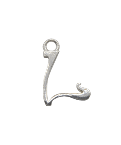 Sterling Silver Alphabet Charm “L”