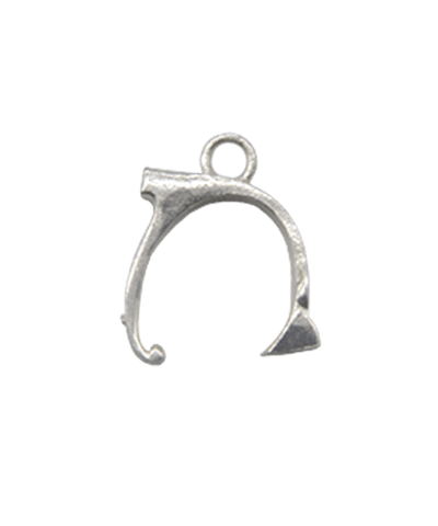 Sterling Silver Alphabet Charm “N”